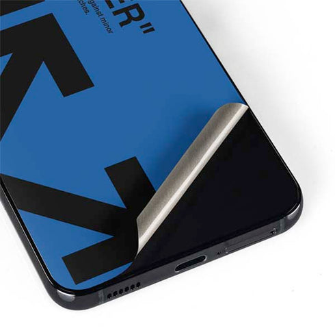Black and Blue Arrows Galaxy S22 Plus Skin